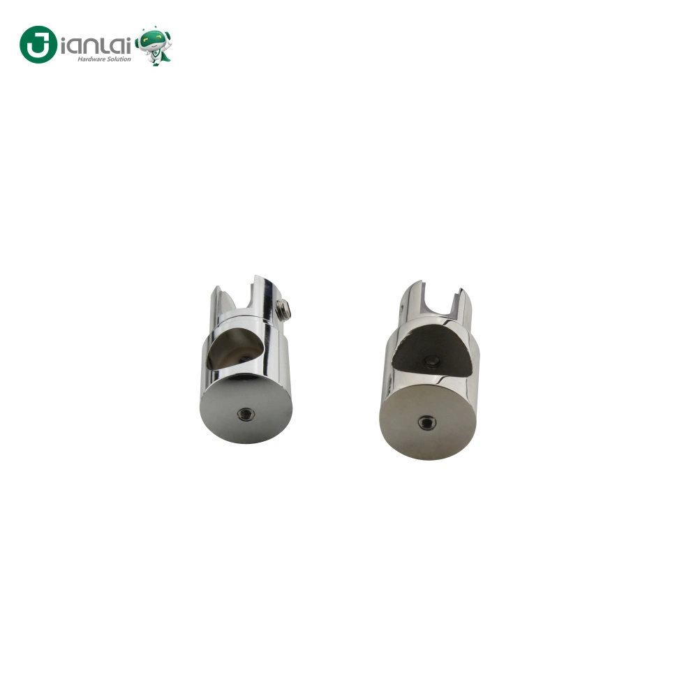 Stainless Steel Shower Door Accessories Pipe Connector Bathroom Glass Fittings