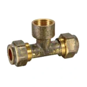 Australian Compression Fittings Dzr Brass Tee Double Union Copper Olive