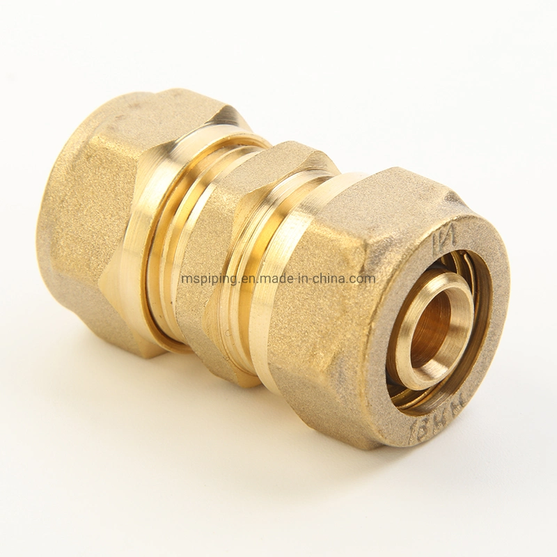 Compression Fittings/Copper Fittings/Plumbing Fittings/Water Fittings/ Coupling with CE/Aenor/Acs/Skz Certificate (with nickel plated or without)