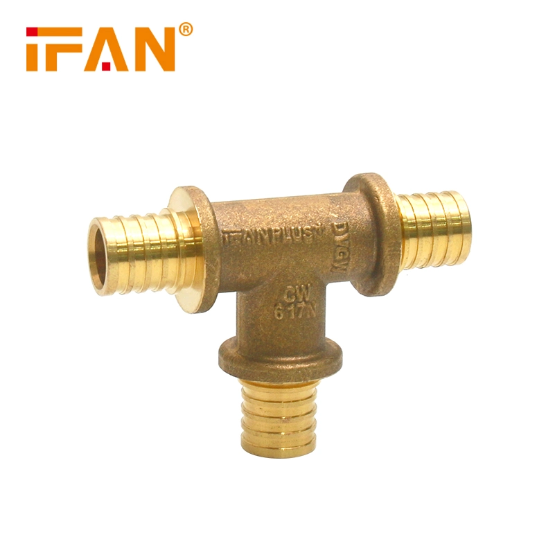 IFAN High Quality 90 Degree Equal Thread Brass PEX Compression Elbow Fittings