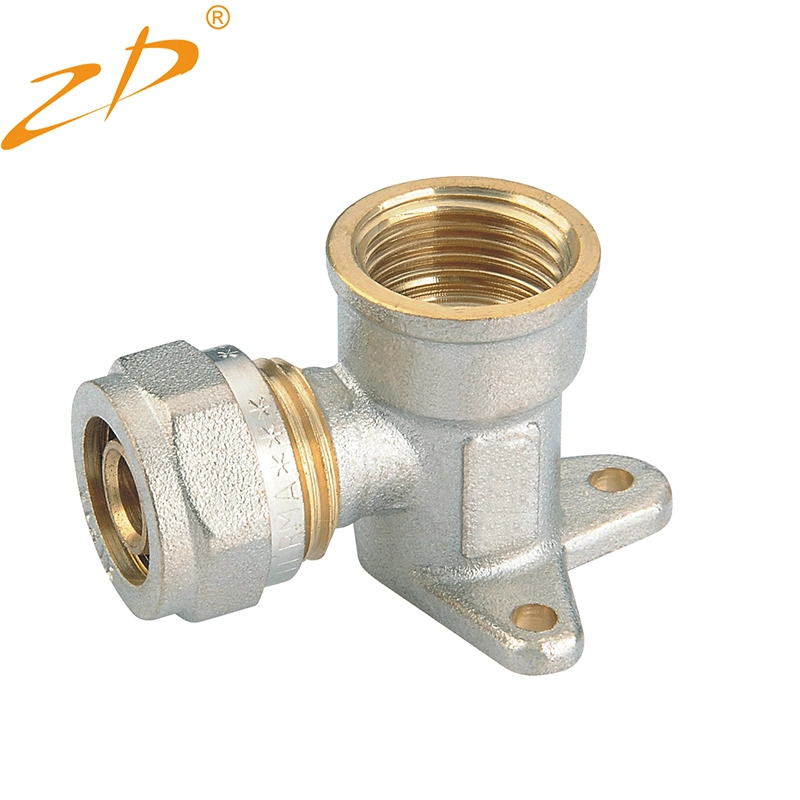 Brass Compression Fittings for Pex-Al-Pex Pipes Reducer Elbow