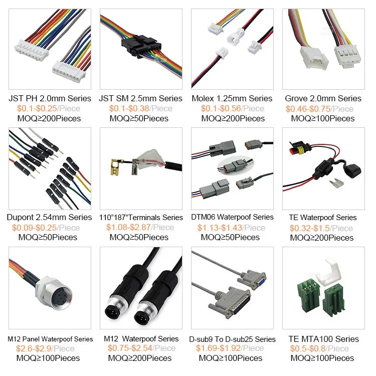 M30-110300 1.25mm Pitch Receptacle Crimp 3pins Female Wire Terminal Housing Wire Harness Plug Connector