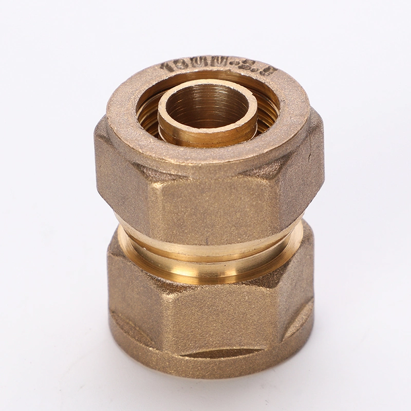 Brass Compression Male Thread Coupling Fitting for Copper Pipe