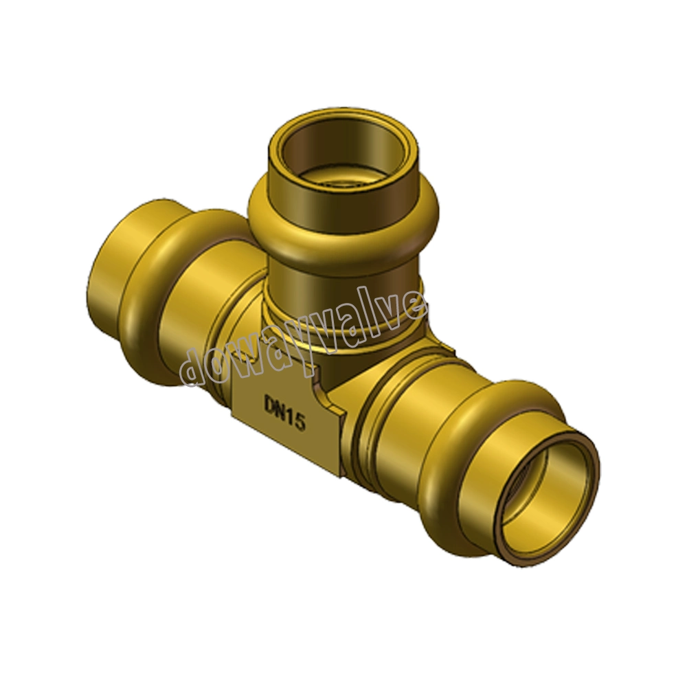 Brass Straight Press Fittings with Loose Nut Female Adaptor