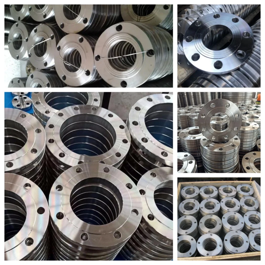 High Quality Double Flange Pipe Stainless A182 304 316 Fittings Flanges Natural Gas Pipe Female Threaded Union Flange Fitting