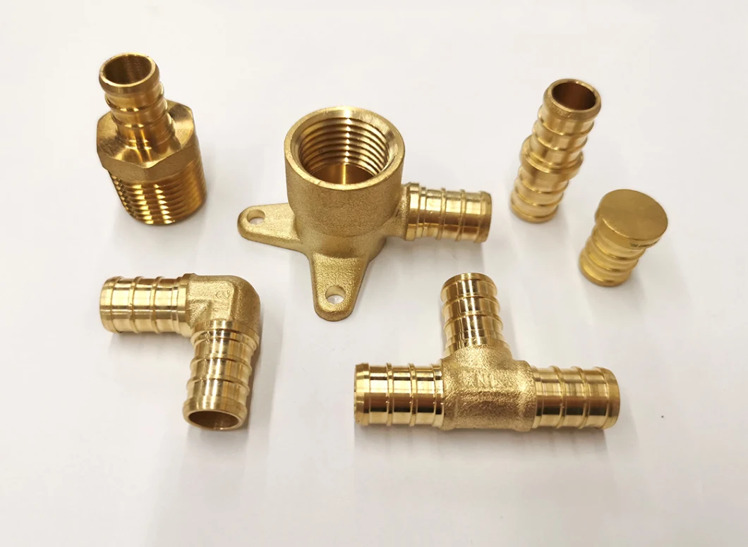 Brass Pex Fitting Brass Reducing Tee F1807 Plumbing Pex Fittings