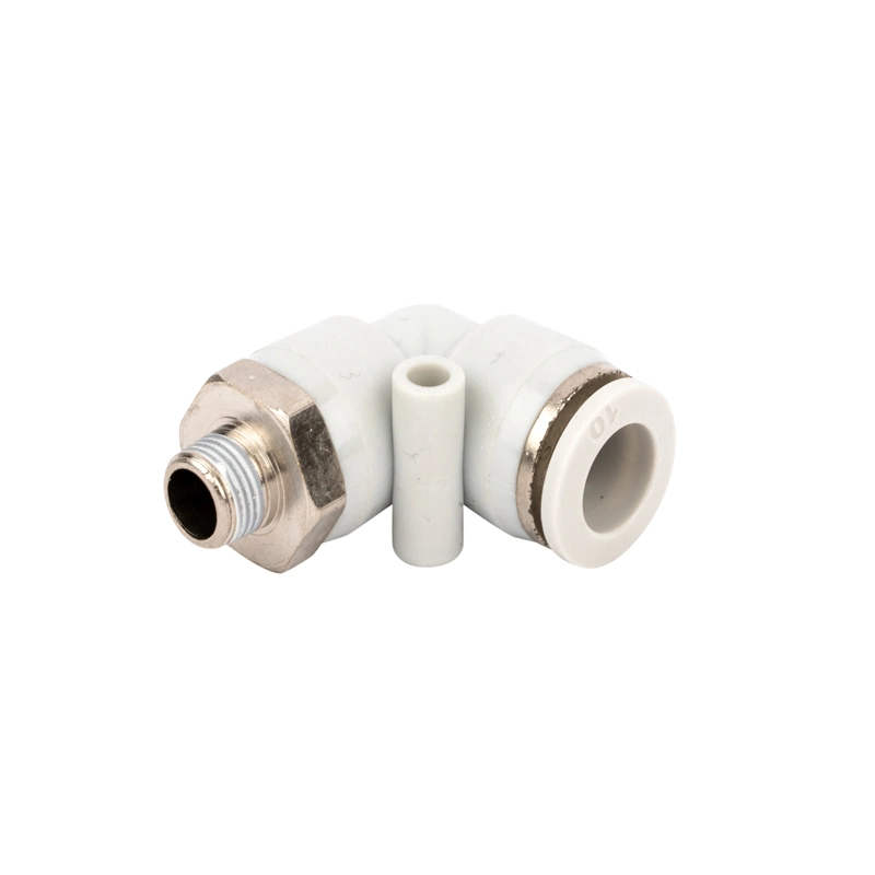 01 02 03 Thread Size Push in Inch Pipe Tube Size 1/4 3/8 1/2 Inch Brass Screw Medical Air Connector Pl Pneumatic Fitting