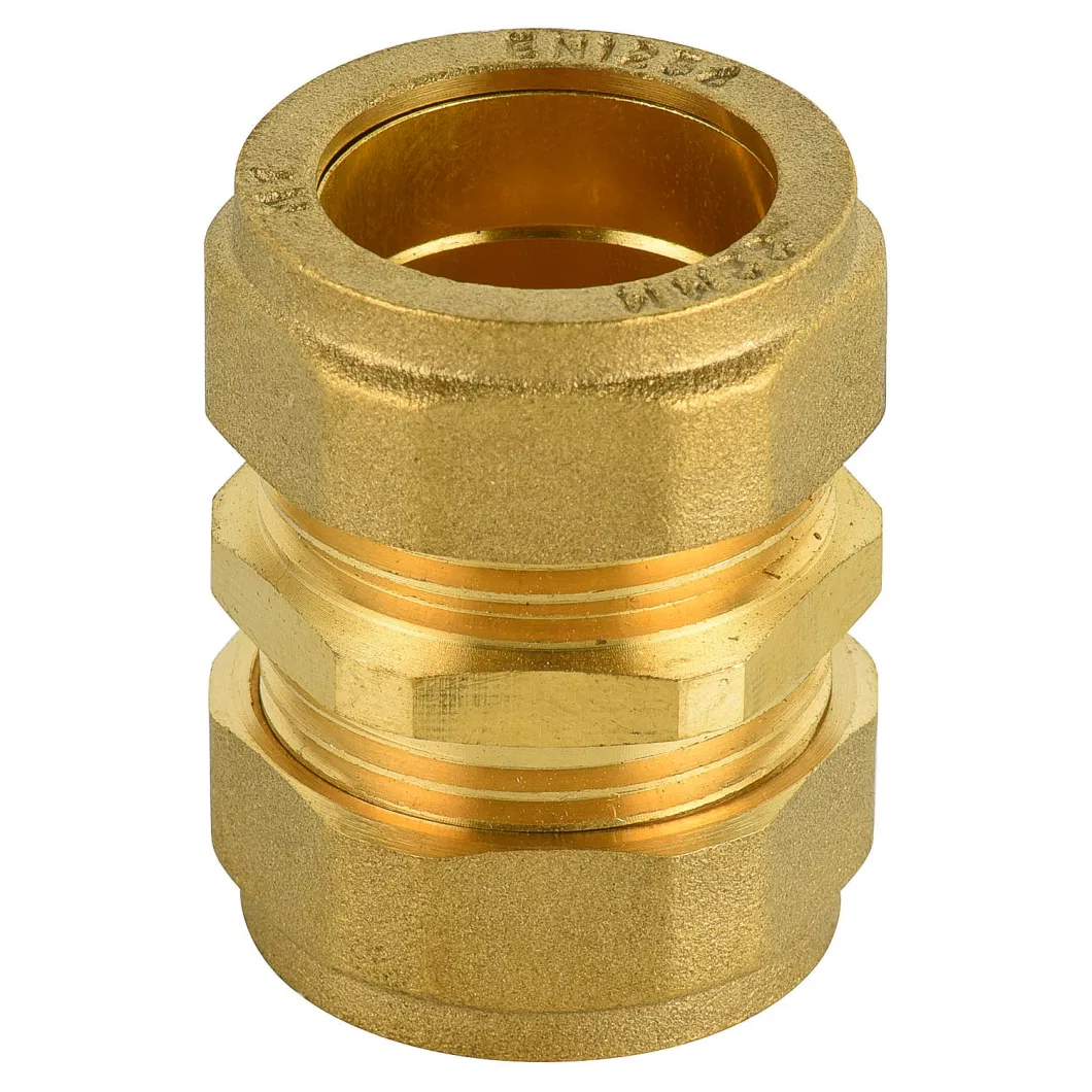 15mm Male Coupler Plumbing Brass Compression Fittings for Copper Pipe