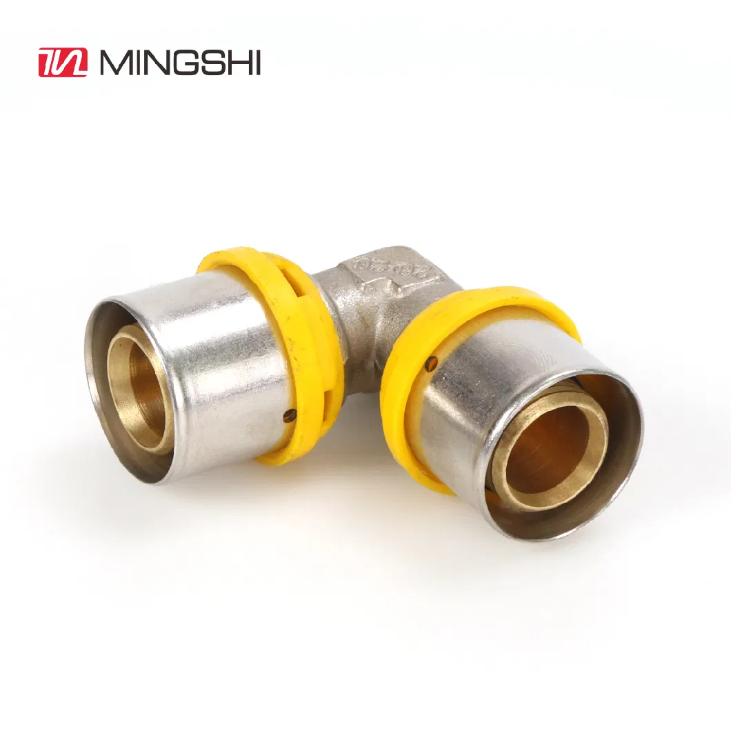 Mingshi Factory Best Quality Brass Copper Press Fitting for Gas System with Wras Certificate