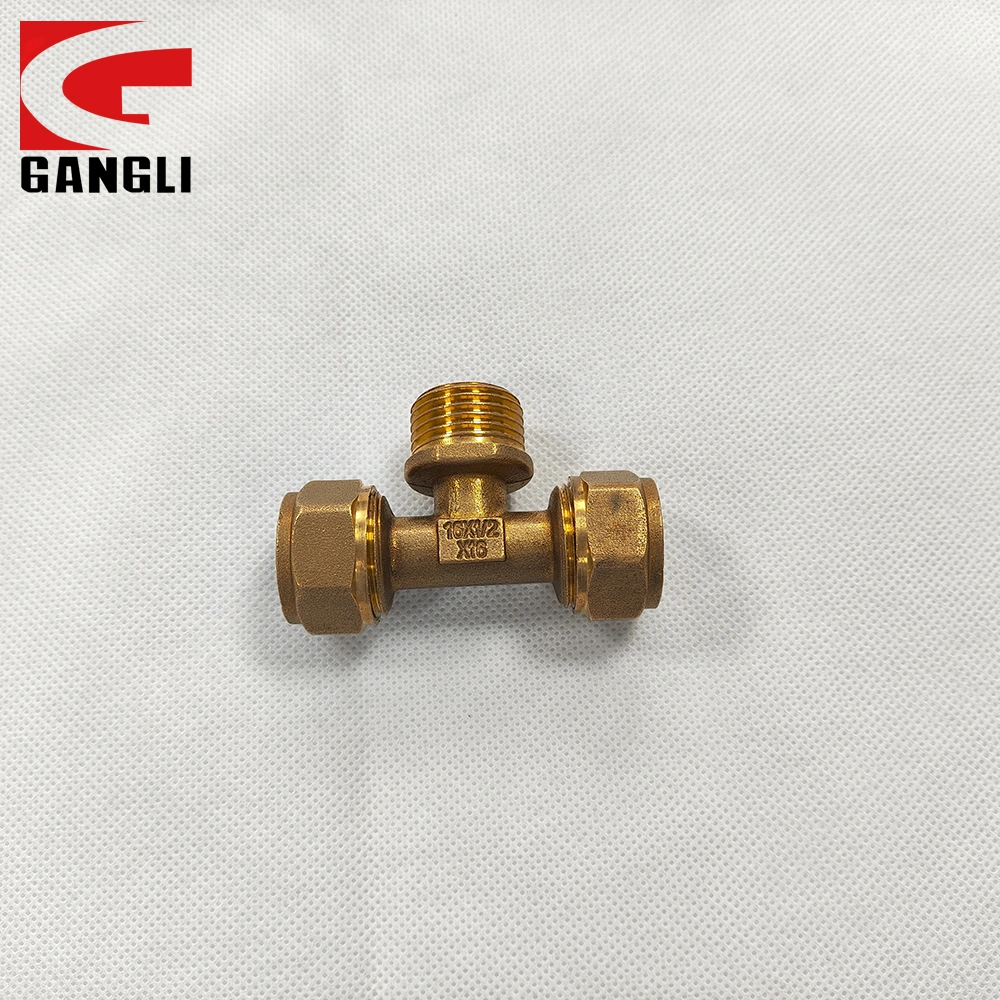 Brass Male Threaded Compression Fittings for Pex / Al-Plastic Pipes