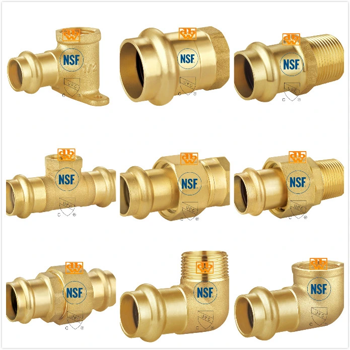 Boiler Plumber Approved Brass Press Fittings