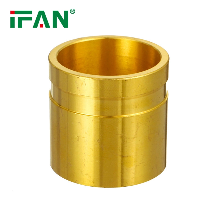 Ifan Commercial Price Plumbing Brass Pipe Fitting Plumbing Pex Sliding Fitting