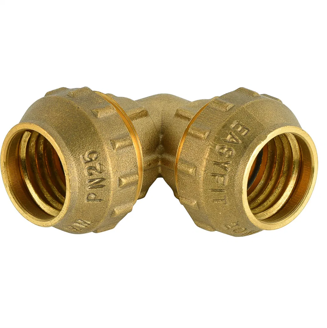 Brass Compression Fittings for PE Pipe Female Coupling - HS Code 74122090