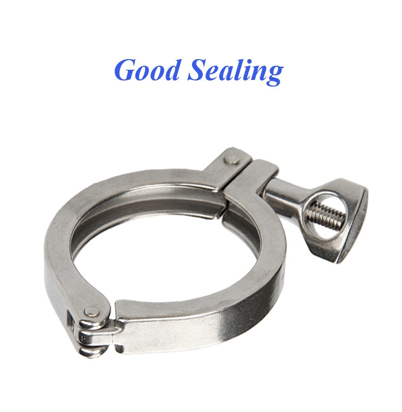 Pipe Fitting Stainless Steel Sanitary Clamp Pipe Cold Press ISO DN6-600 Size Sanitary Tc Clamp