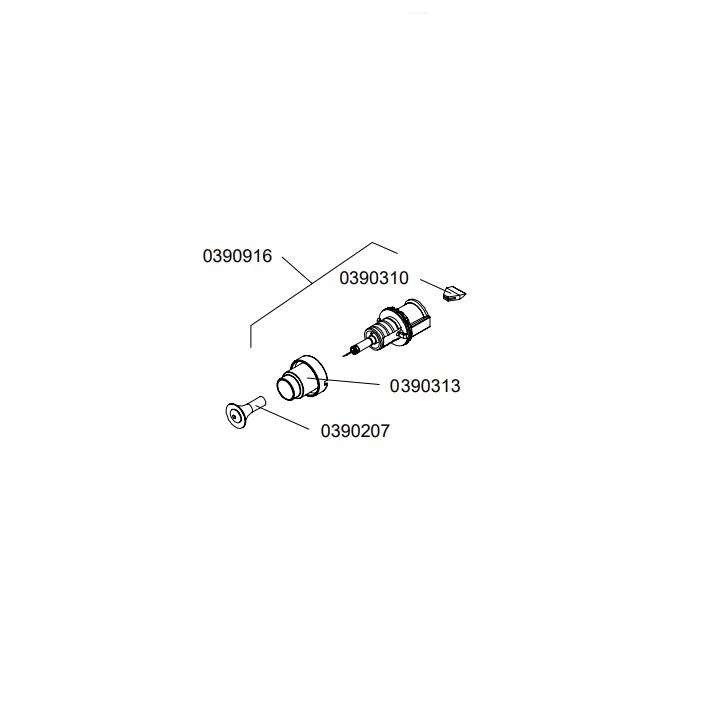 C4 Deflector Cone Sleeve for Electrode Holder C4 R with Nozzles-390313