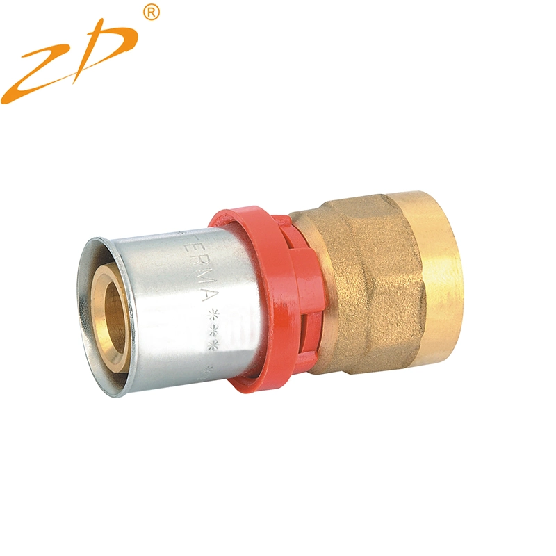 Support OEM Pex Al Pex Pipe Fitting Multilayer Wall Tee Female Press Fittings