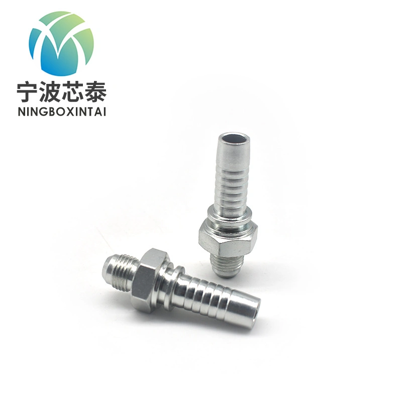 China Factory Straight Jic Male Stainless Steel Hydraulic Braided Hose End Ferrule Fittings Male Brass PPR Hydraulic Union Fitting with O-Ring