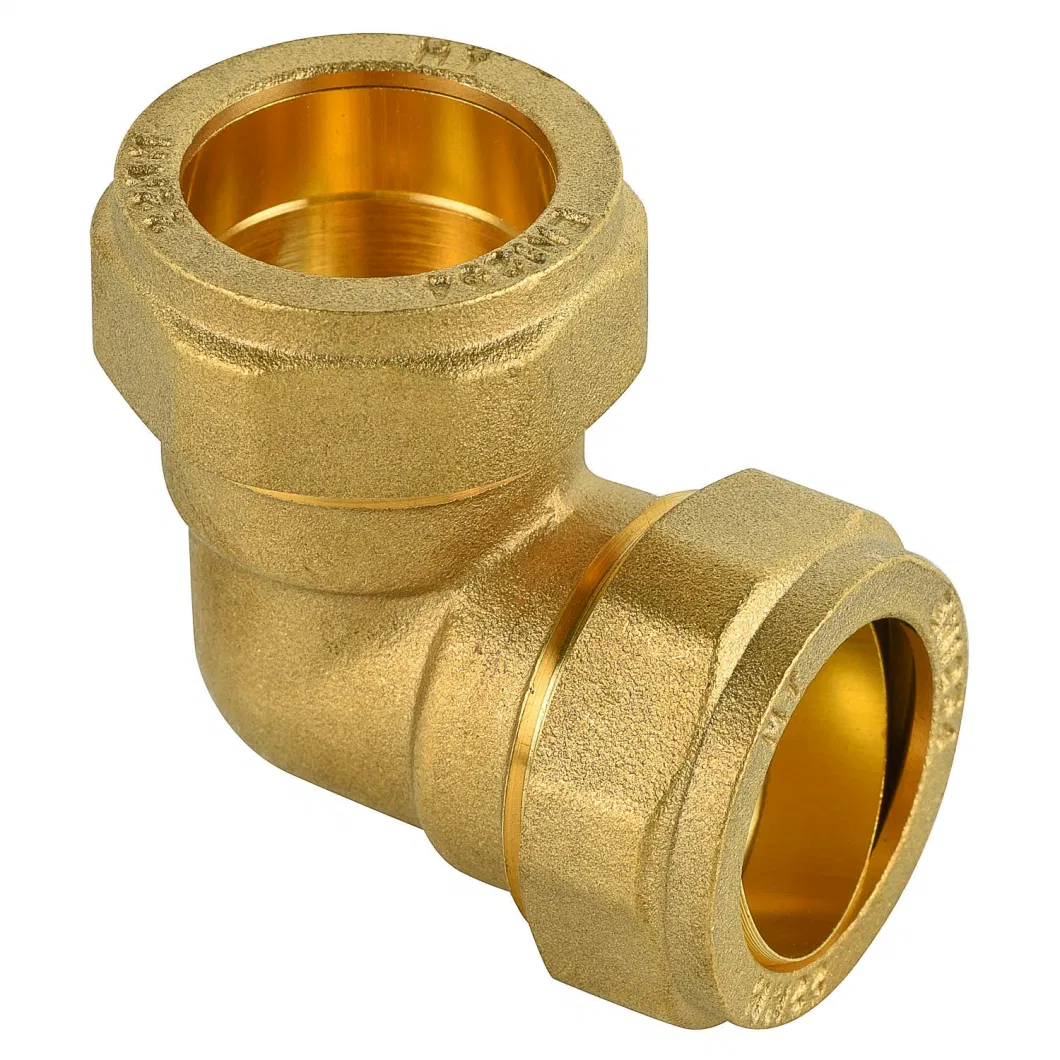 Brass Female Coupling Compression Fittings, Brass Fittings for Copper Pipe