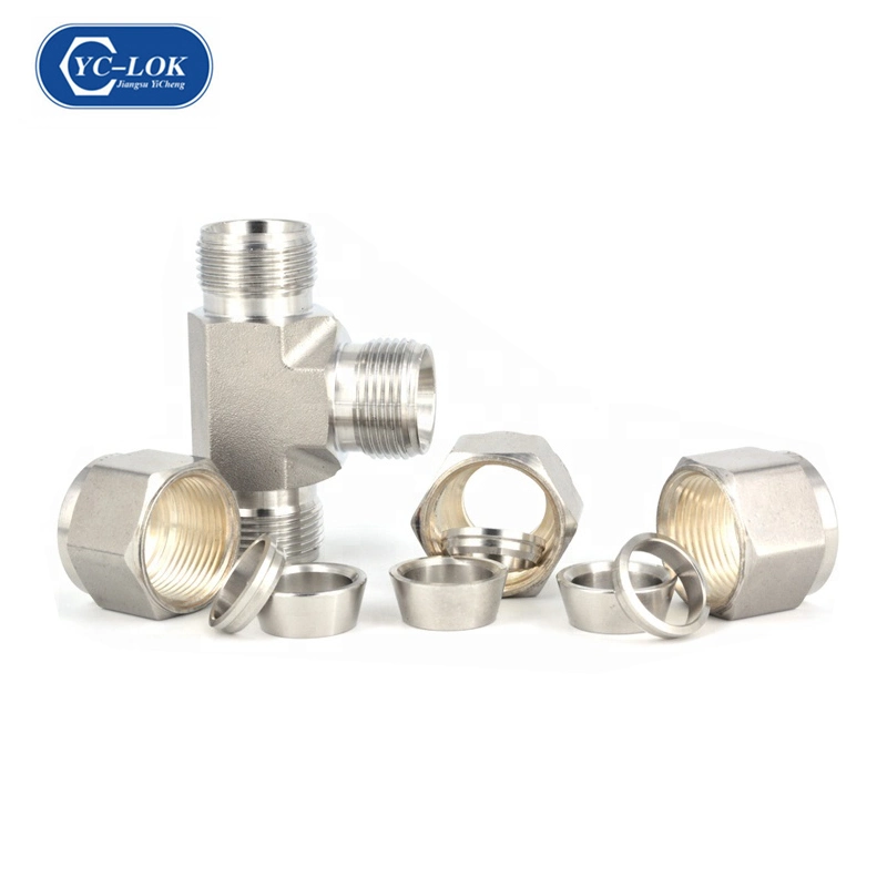 Compression Tee, Compression Coupling, 3/8&prime;&prime; Copper Tube Tee Connector Compression Fittings