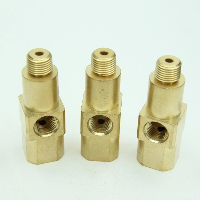 Brass Hose Fitting Copper Brass Tube Plumbing Hose Compression Pipe Fitting Pipe Adapter Brass Hose Barb Fitting