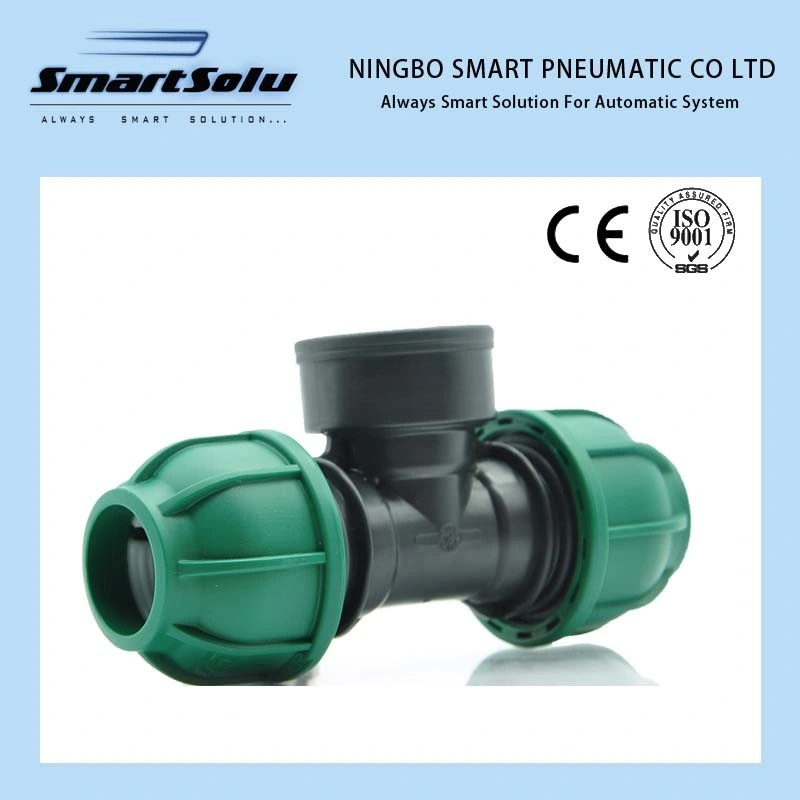 Plastic Female Threaded Tee Compression Fitting