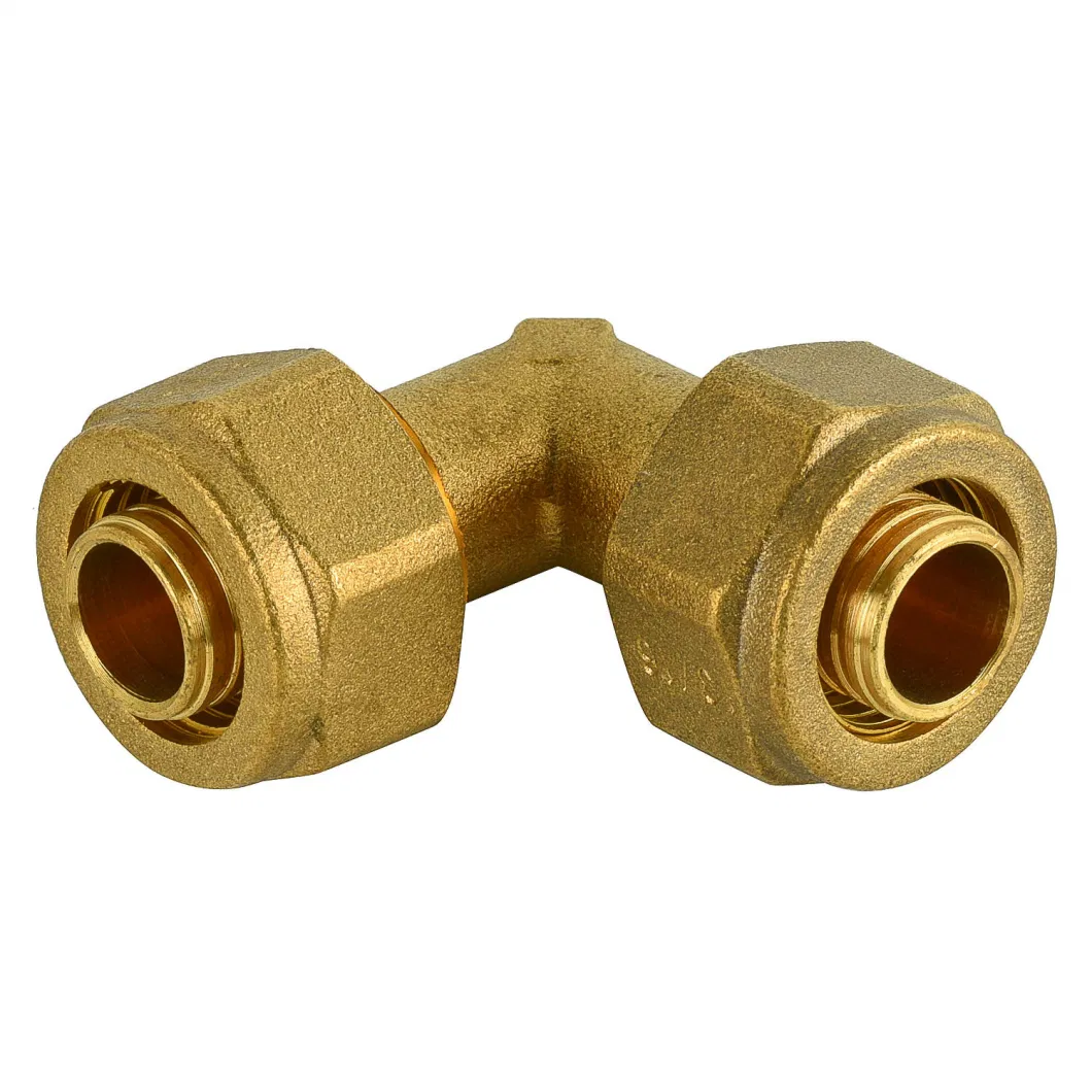 OEM Factory Direct Ninety Degrees Brass Female Coupling Pex Aluminum Pex Fitting Brass Compression Fittng