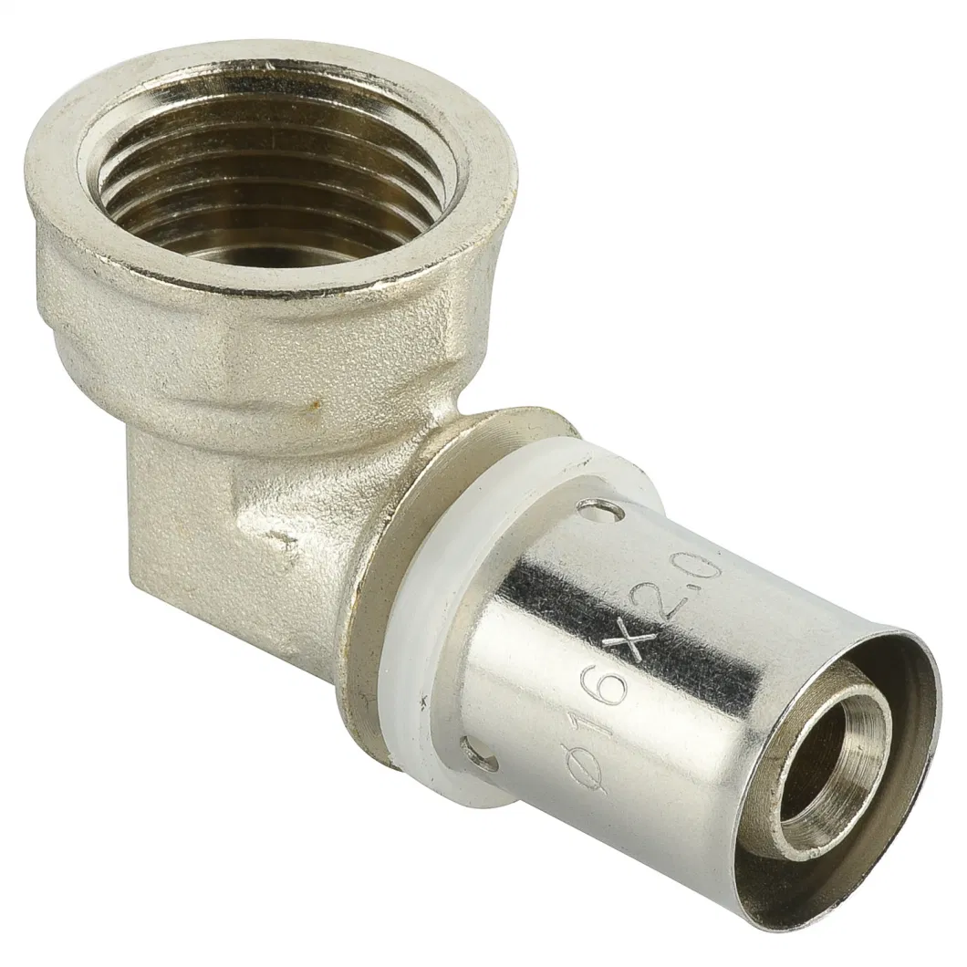 Pex Multilayer Plumbing Tube Fitting Brass Press Straight Fitting