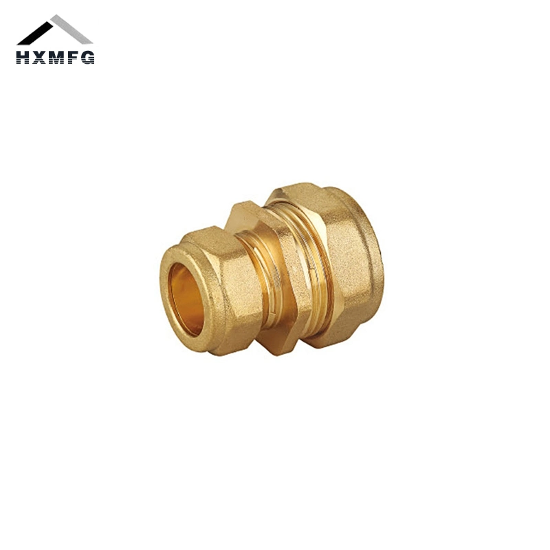 Wras Approved Brass Dzr Compression Fittings Reducing Coupling Copper Pipe