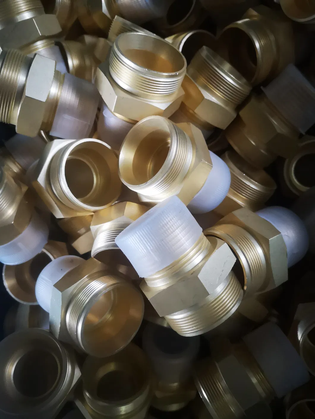 NPT Thread Swagelok Standard Brass Tube Fittings for Double Ferrule