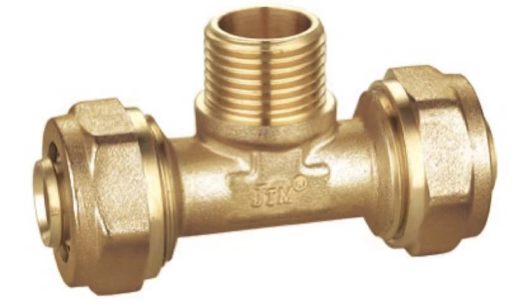 OEM Wall-Plated Elbow Press Female Pipe Fittings Brass Fitting for Hardware