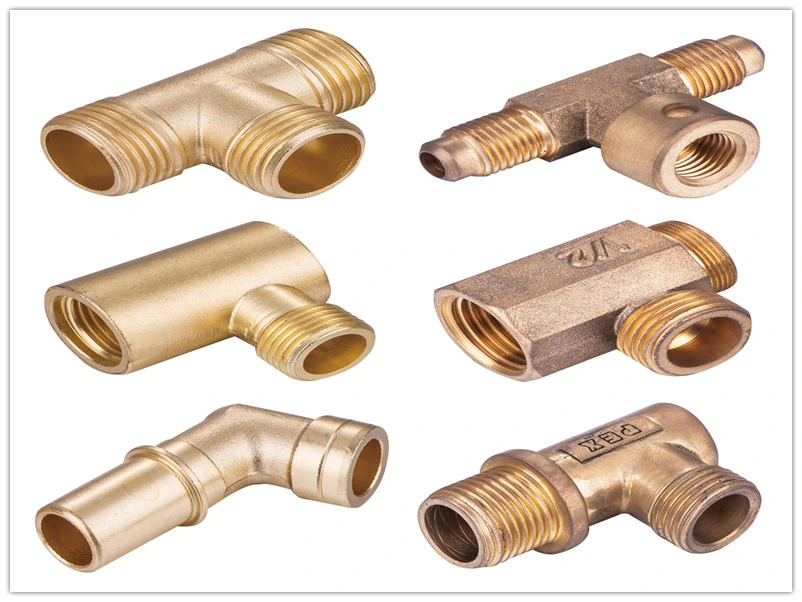 90 Degree Elbow Nickel Plated Brass Ferrule Sleeve Compression Fitting for Hydraulic Hose