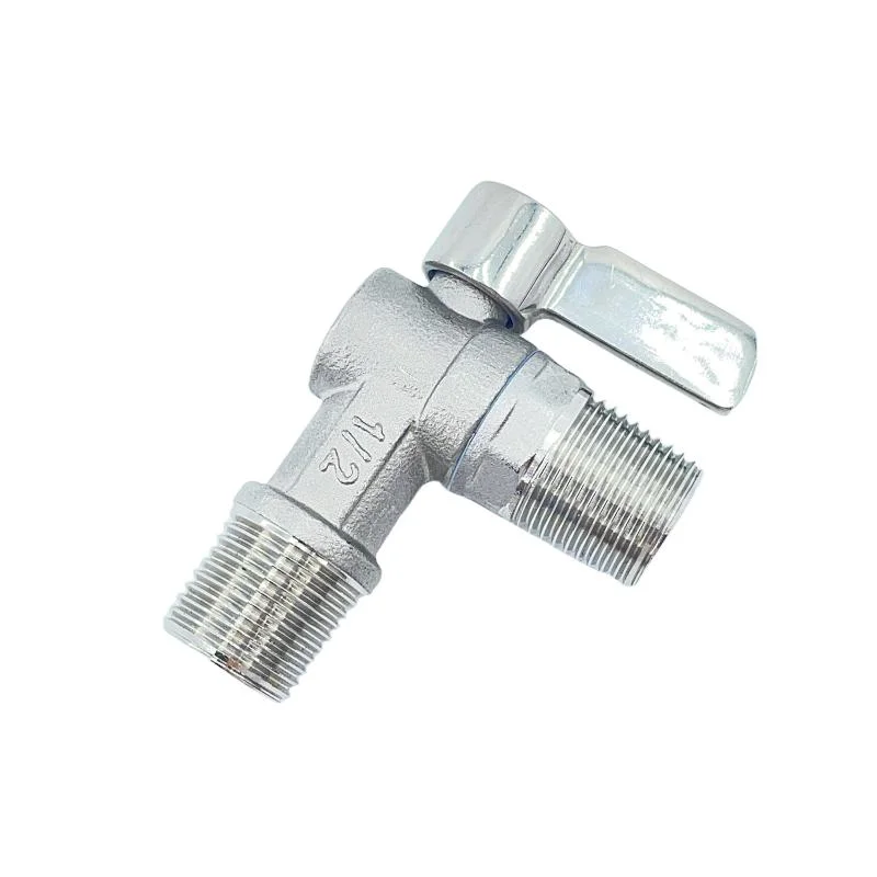 Stainless Steel Handle Angle Water Meter Stainless Steel Ball Valve