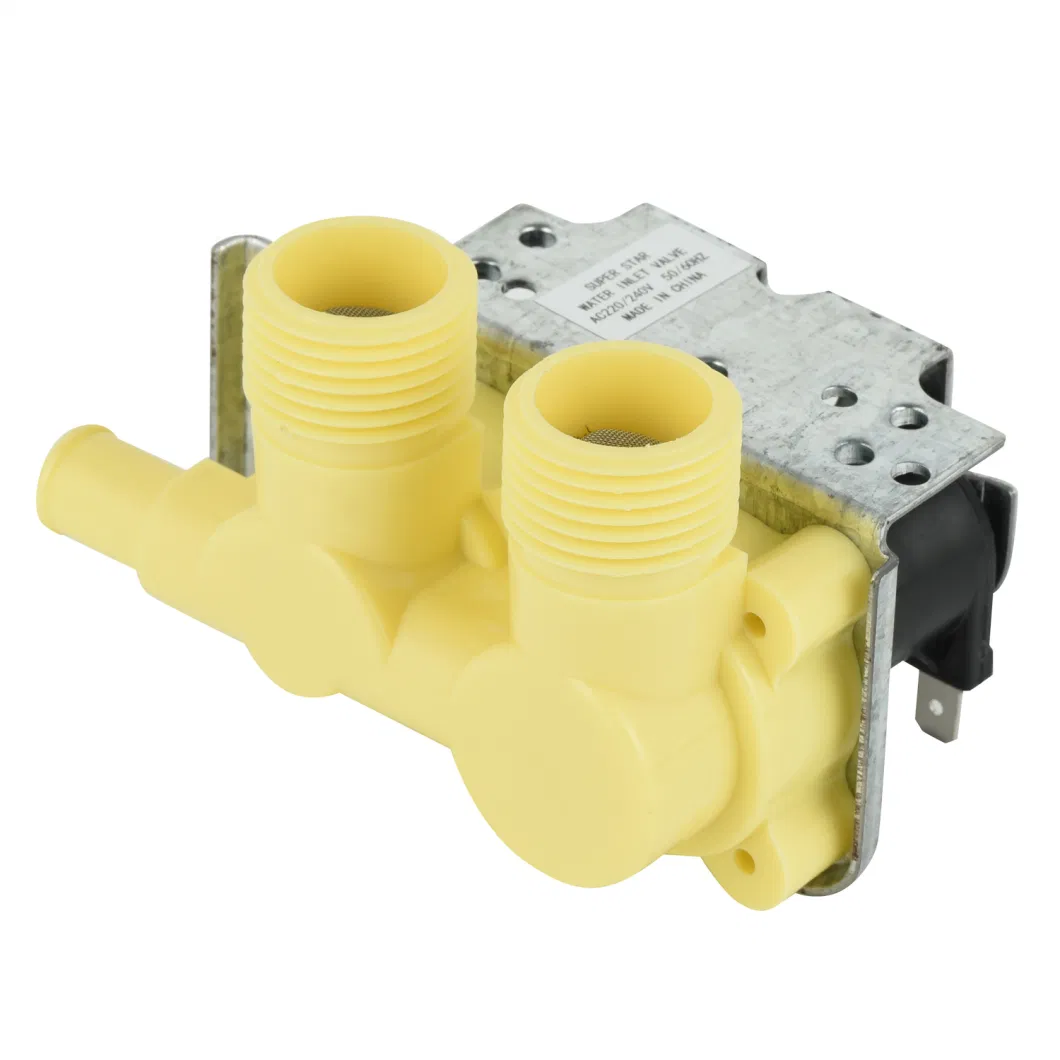 Customized 12V/24V /110V/220V AC/DC Washing Machine Water Inlet Valve 2 Way Solenoid Control Water Inlet Feed Valve