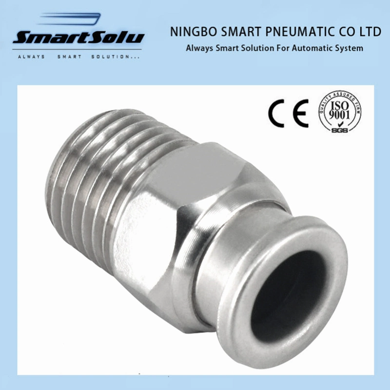 Kqg2h Series Male Connector Press Push-to-Connect Pneumatic Fittings