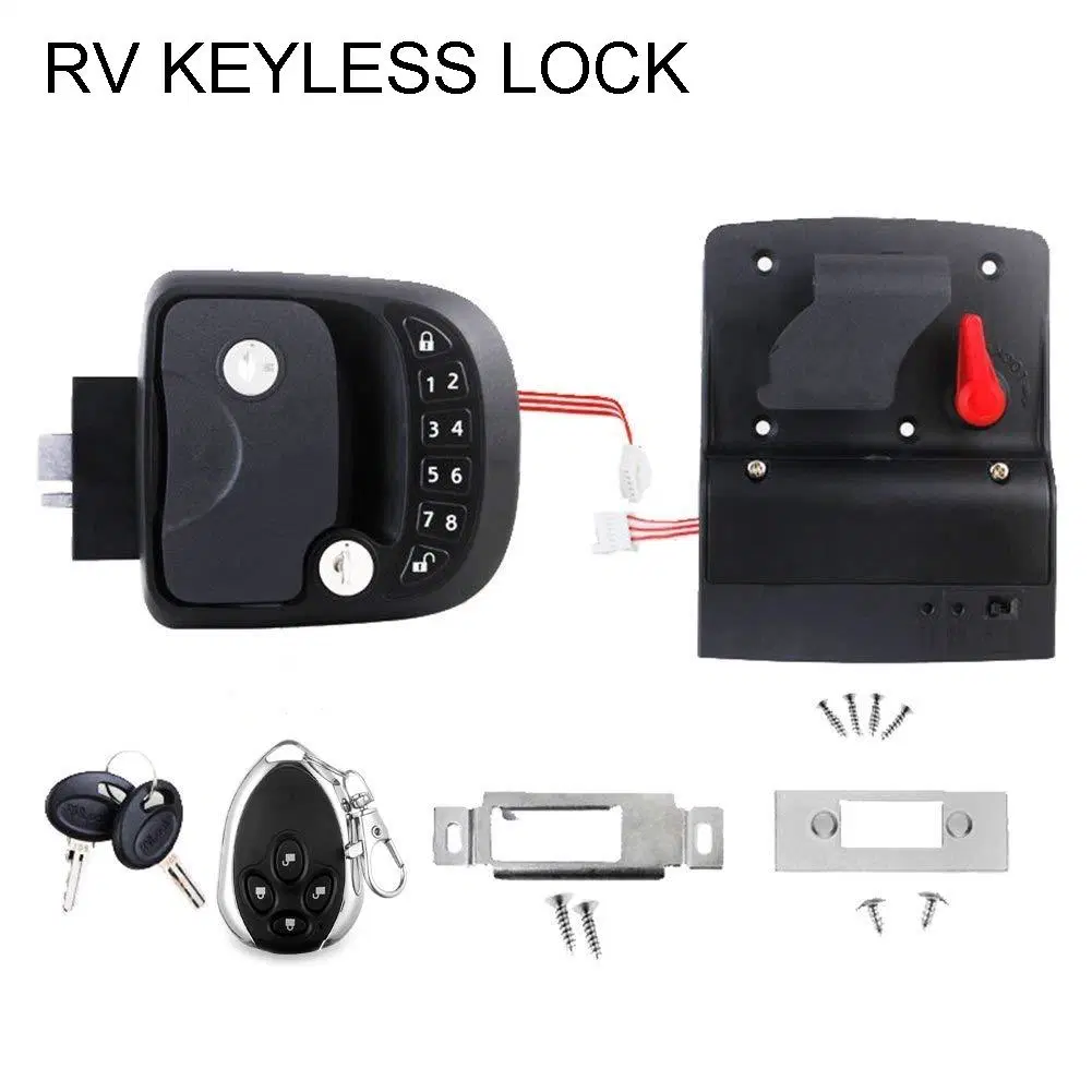 Car RV Keyless Entry Door Lock Latch Handle Knob Deadbolt Caravan Trailer Lock