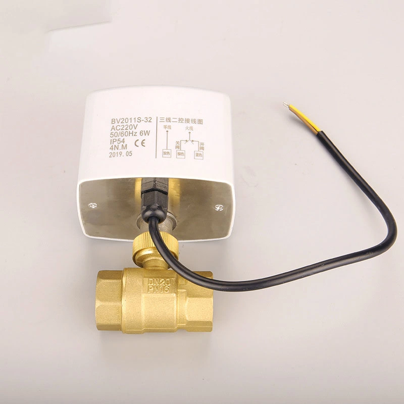 Metal Actuator Brass Solenoid Motorized Electric Industria Ball Valve