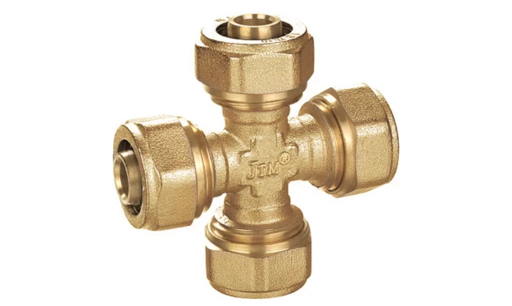 OEM Wall-Plated Elbow Press Female Pipe Fittings Brass Fitting for Hardware