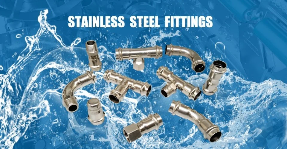 90 Degree Press-Fit Elbow Stainless Steel Pipe Fittings