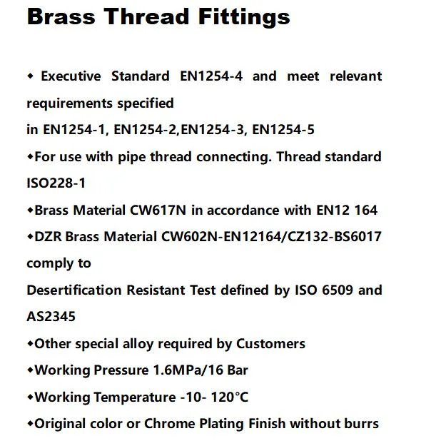 Factory Direct Brass Compression Male Straight Connectors Thread Coupling Fitting for Copper Pipe High Quality Lowest Price