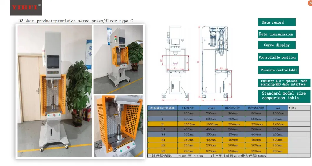 Servo Press-Fit Testing Machine for Automobile Bearings