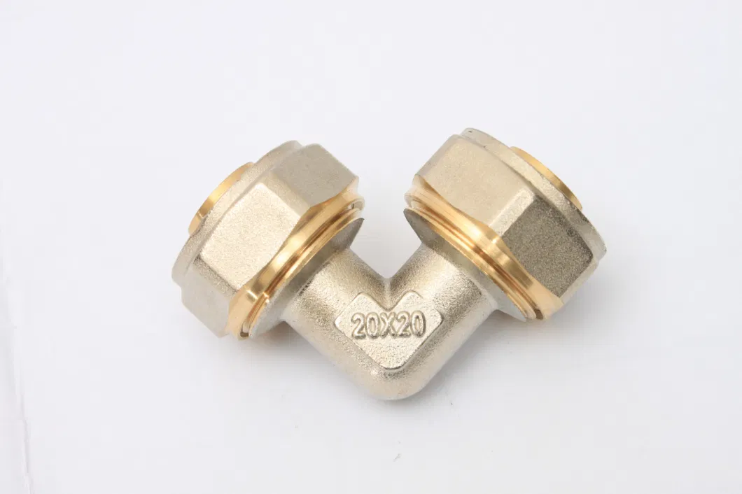 Compression Female Tee and Elbow and Coupling of Brass Compress Fitting