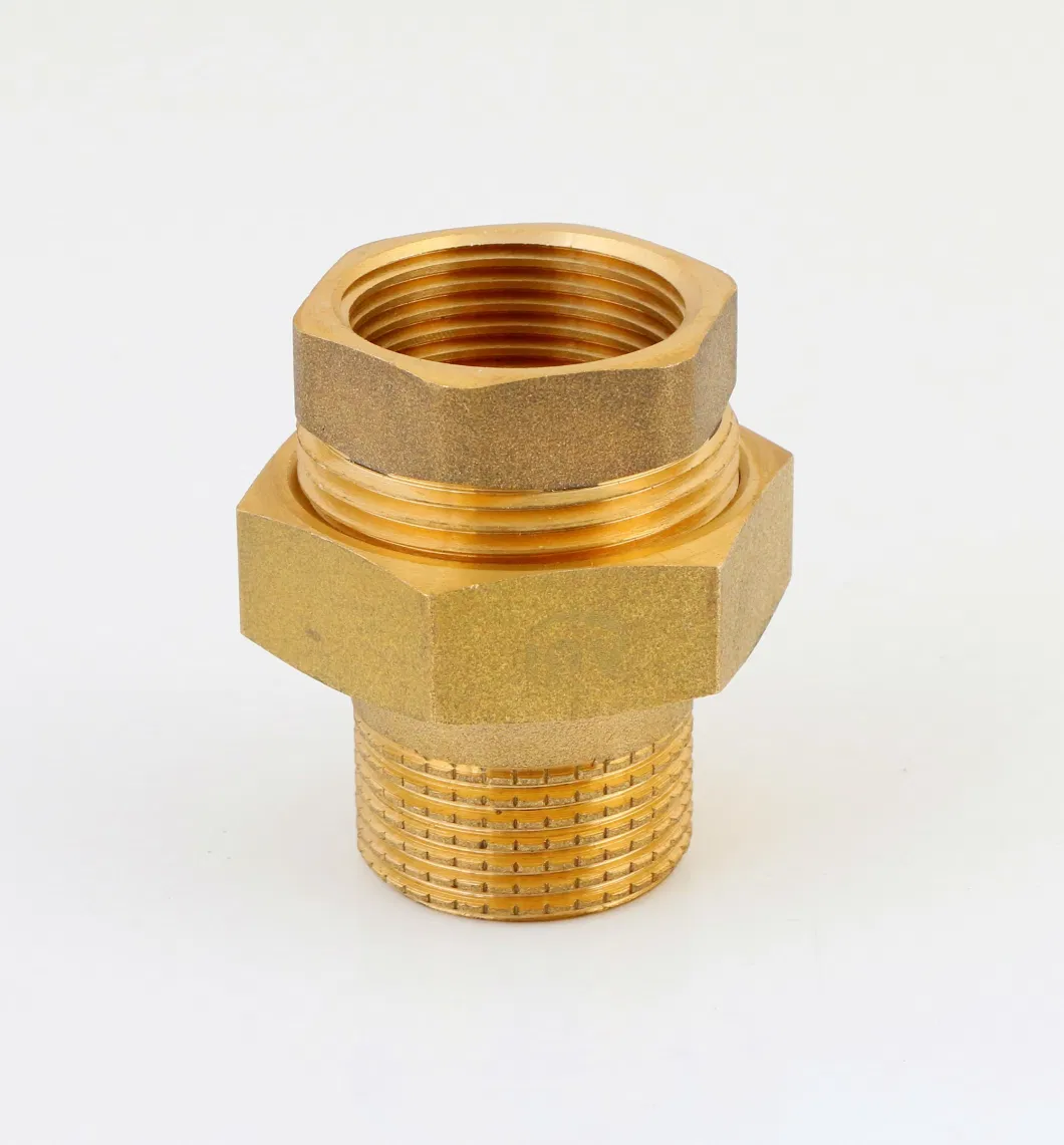 Brass Fitting Brass Angle Union O-Ring Sealed