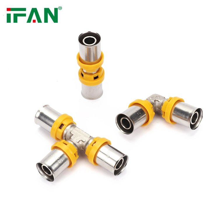 Ifan Wholesale Gas Pipe Connector Hose Pex Press Fitting Propane Gas Fittings