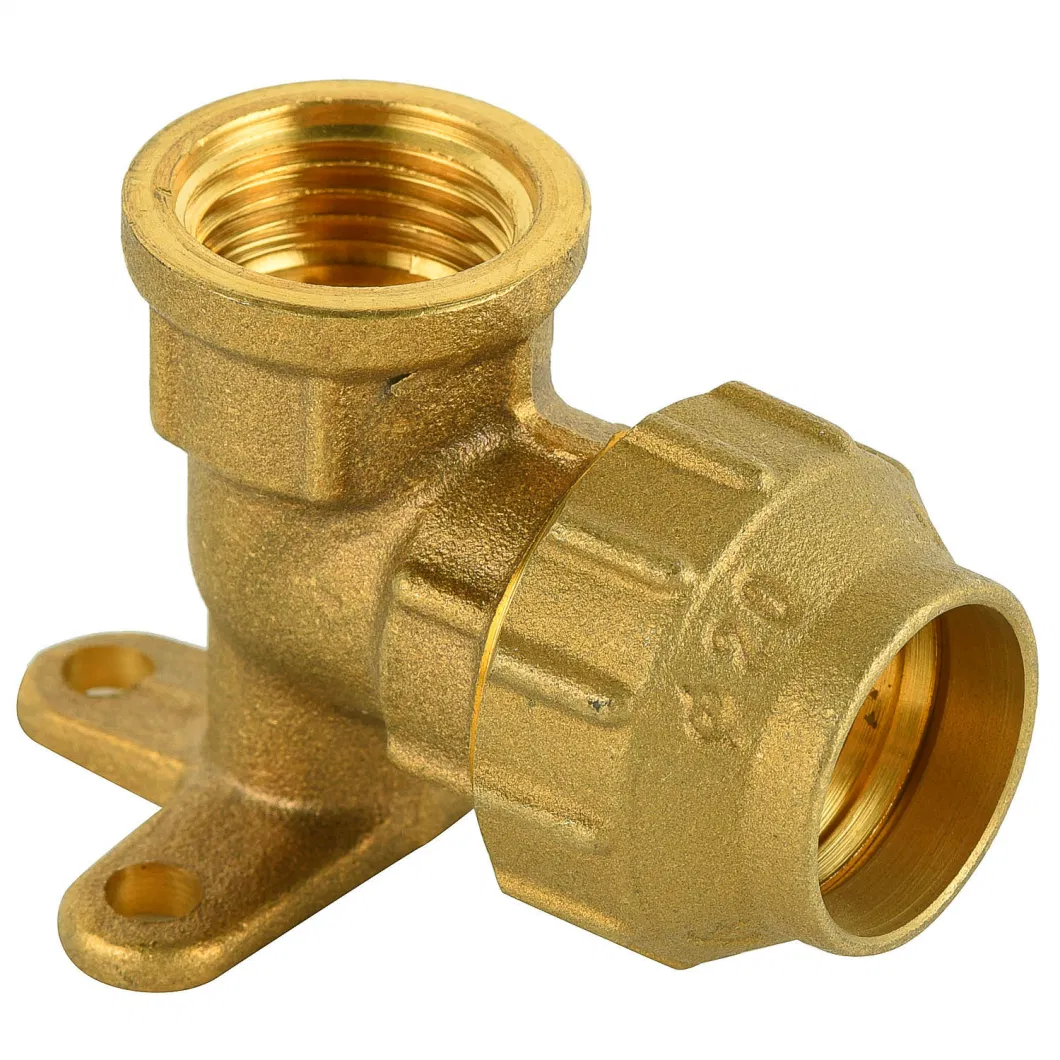 Brass Straight Union PE Compression Fittings for PE Pipe