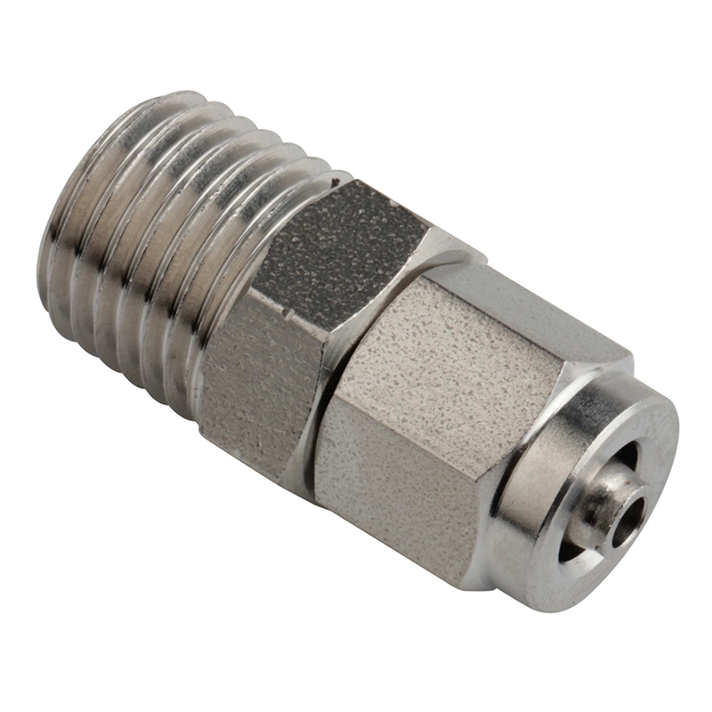 Pneumatic Stainless Steel Quick Joint Fittings for 1/4&quot; Thread