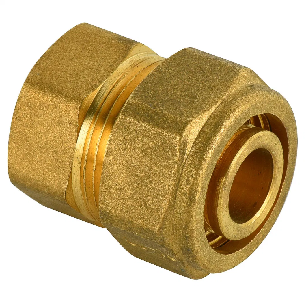 Factory Price Straight Nipple Male Pex Pipe Fittings Al PE Al Pex Al Pex Pipe Fittings Brass Fittings