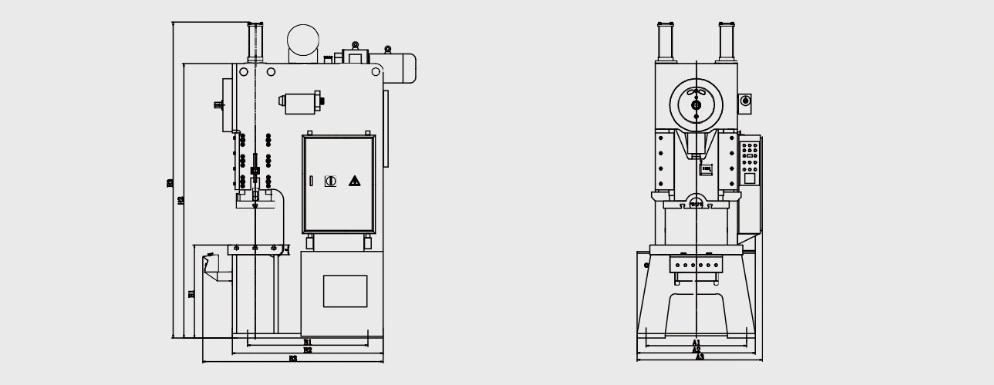 Jl 21-45b Hydraulic Cold Stamping Press (with numerical control) for The Manufacture of Lamellae of Copper Aluminum Heat Exchangers.