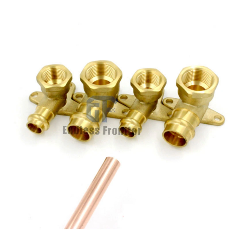 High Quality Brass Copper Welding Coupling Tee Elbow Hose Compression Pipe Copper