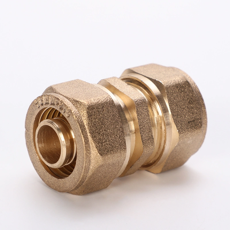 Brass Compression Male Thread Coupling Fitting for Copper Pipe