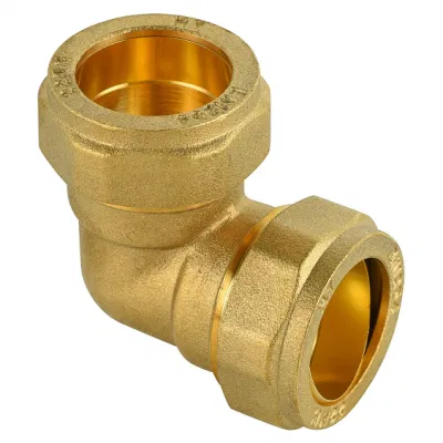 Conector del tubo de latón de tubos de cobre de compresión de acoplamiento macho